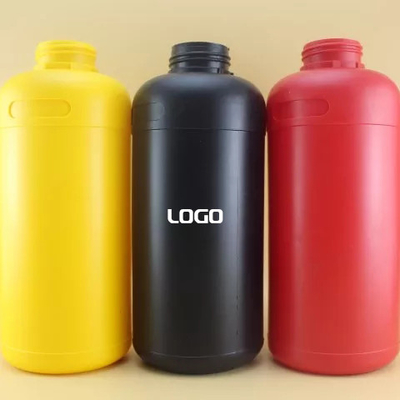 1000ml HDPE Plastik Konteyner Mürekkebi Plastik Kimyasal Şişeler, Plastik Vidalı Kapaklı Boş