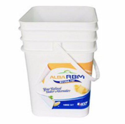 Stick Etiket 20 Litre Boya Kovası Beyaz Boya Kare Plastik Kova