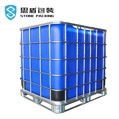 ISO9001 Kare IBC HDPE Kimyasal Depolama Tankları 1.2*1*1.5m