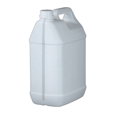 220G Kare HDPE Şişe Boş 5l Konteynerler Asit Alkaliye Dayanıklı