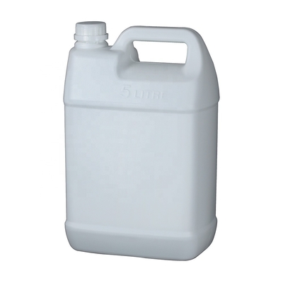 220G Kare HDPE Şişe Boş 5l Konteynerler Asit Alkaliye Dayanıklı