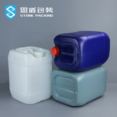 Dikdörtgen 25 Litre Vidalı Üst Plastik Varil 1.35KG ISO9001