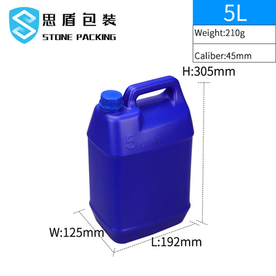 Kalibre 45mm HDPE Plastik Şişe 5l