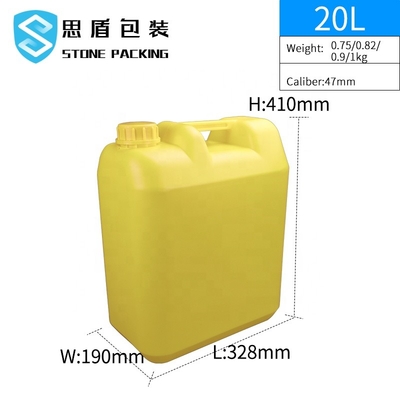 41mm 20l HDPE Plastik Bidon, Dış Müdahale Korumalı Kapaklı