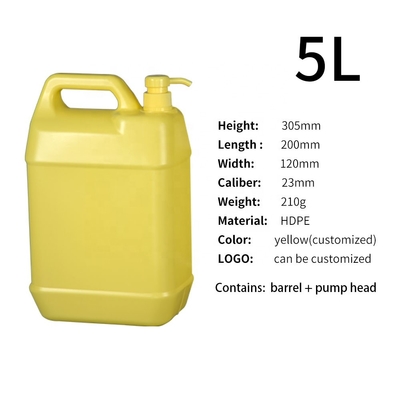 SIDUN HDPE 5l Saplı Plastik Şişe 200*120*305mm