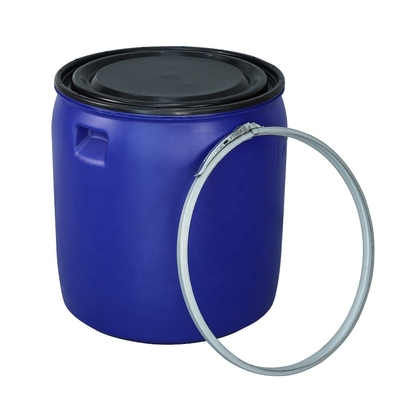 970mm Plastik Kimyasal Kaplar 150KG/L HDPE Mavi Plastik Fıçılar