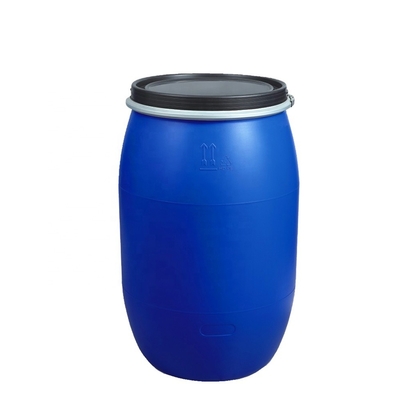 Silindirik Mavi Kimyasal 200l 55 Galon Plastik Varil 585*970mm 9kg