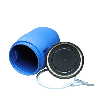 Silindir HDPE Plastik Kap 30l 160l Demir Çemberli