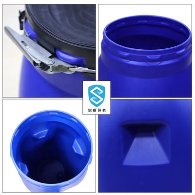 110L HDPE Plastik Kap OEM ODM HDPE Mavi Kova 4.5kg