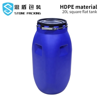 110L HDPE Plastik Kap OEM ODM HDPE Mavi Kova 4.5kg
