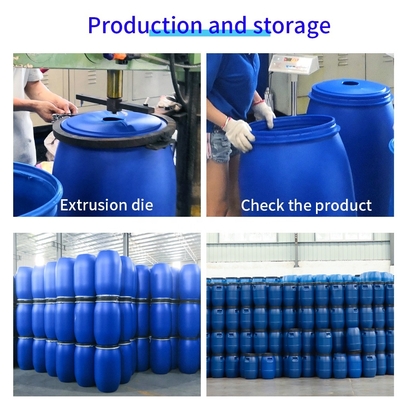 Güçlü Sızdırmazlık HDPE PP Metal Plastik Kimyasal Kaplar 150L Plastik Varil