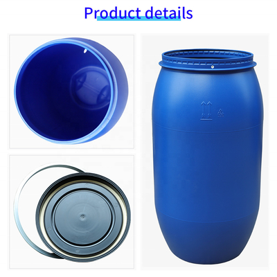 Güçlü Sızdırmazlık HDPE PP Metal Plastik Kimyasal Kaplar 150L Plastik Varil