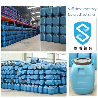 HDPE 100% 60L Mavi HDPE Plastik Kap Kapaklı Varil
