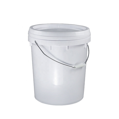 Dia 26.7cm Yuvarlak Plastik 20 Litre Kapaklı Boya Kovası 1000g