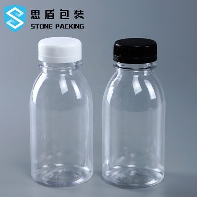 Ev Ürünleri 34mm Şeffaf Plastik PET Plastik Şişeler 250ml 28g