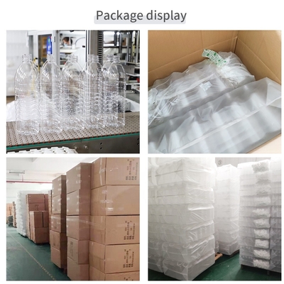 Ev Ürünleri 34mm Şeffaf Plastik PET Plastik Şişeler 250ml 28g