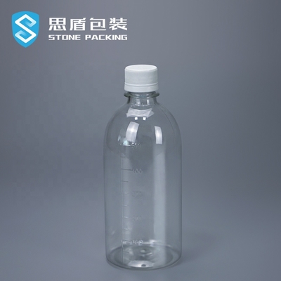 Shrink Sleeve 1000ml 500ml PET Vidalı Plastik Şişe 38g 51g