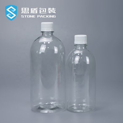 Shrink Sleeve 1000ml 500ml PET Vidalı Plastik Şişe 38g 51g