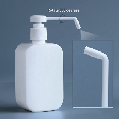 Dezenfektan 500ml Plastik Pompa PET Plastik Şişeler Kalibre 25mm