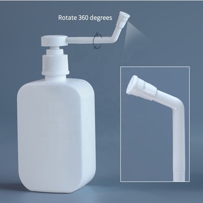 Dezenfektan 500ml Plastik Pompa PET Plastik Şişeler Kalibre 25mm