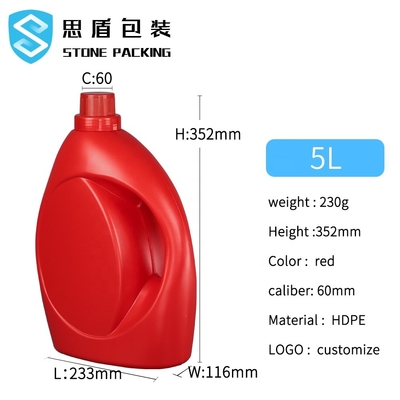 SIDUN Çamaşırhane 352mm Boş Boş Deterjan Şişeleri 2L 3L 5L
