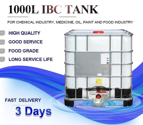 Galvanizli Çelik DC53D 1000 Litre IBC Kimyasal Tanklar 1200*1000*1150mm