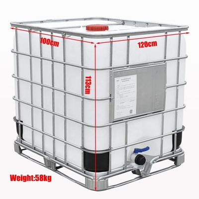 Galvanizli Çelik DC53D IBC Plastik Kimyasal Tote Sıvı Ambalaj